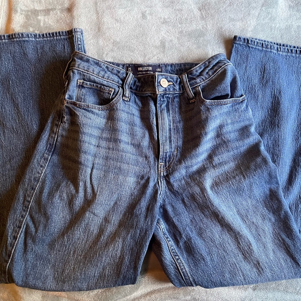 Hollister Ultra high rise dad jean